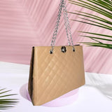 Classic Charm: Women’s PU Quilted Handbag