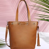 Effortless Style: Women’s PU Drawstring Bag