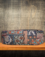 ETHNIC PATCHWORK PRINT TOTE BAG