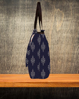 ETHNIC SMALL PAISLEY PRINT TOTE BAG