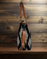 Big Paisley Print Canvas Tote Bag