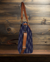 Paisley Print Canvas Tote Bag