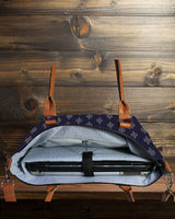 Paisley Print Canvas Tote Bag