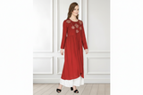 🌼 Women’s Ethnic Embroidered Kurti & Palazzo Set