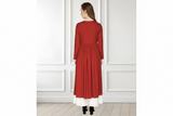 🌼 Women’s Ethnic Embroidered Kurti & Palazzo Set