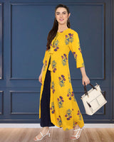 Pack of 2 Women Printed Cotton Kurti Shrug