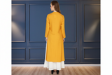 🌼 Women’s Ethnic Embroidered front slit Kurti & Palazzo Set