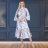 Floral Printed fit and flare dress