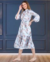 Floral Printed fit and flare dress