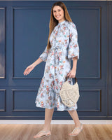 Floral Printed fit and flare dress