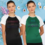 Women's Polyester Sports T-Shirt Pack of 2