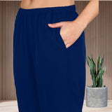 Women's Sequins Motifs Embellished Asymmetric Kurti Pant Set