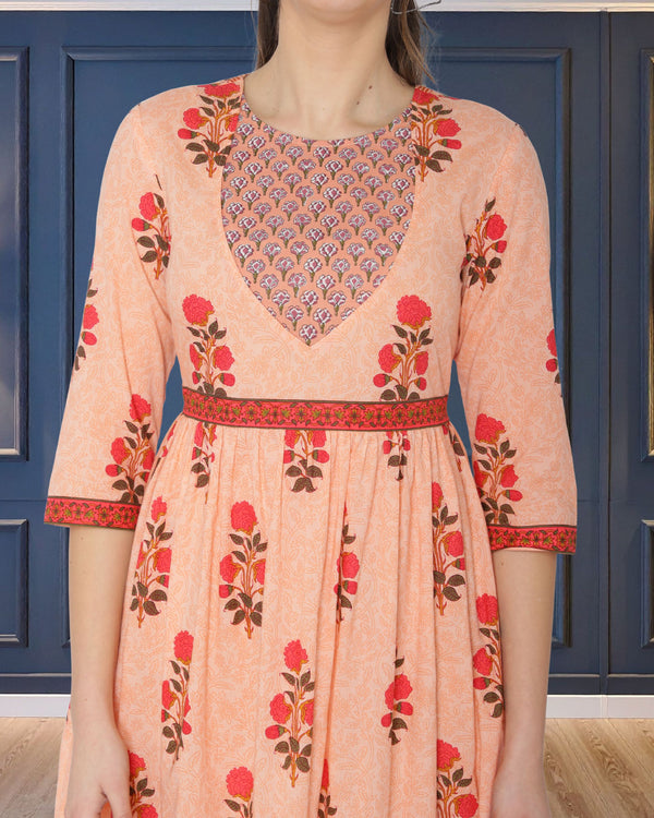 🌸 Women’s Ethnic Printed Kurti & Palazzo Set