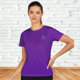 Women's Polyester Sports T-Shirt Pack of 2