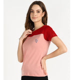 Elevate Your Basics with the Pack of 2 Women's Cotton Two-Tone T-Shirts