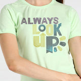 Women's Sequins Motifs Embellished Cotton T-shirt