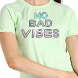 Women's Sequins Motifs Embellished Cotton T-shirt