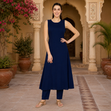 Ethnic Kurti Jacket Pant set