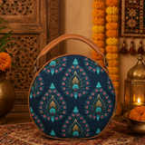 Peacock Feather Canvas Sling Bag