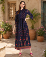 3-Piece Printed Cotton Kurti Combo – Elegant Everyday Ethnic Wear