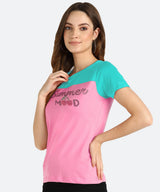 Women's Sequins Motifs Embellished Cotton T-shirt