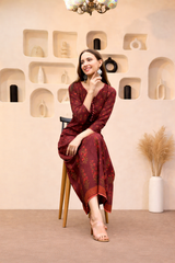 Timeless Elegance Ethnic Motifs Printed Cotton Long Kurti