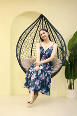 Blooming Grace Spaghetti Strap Floral Spandex Dress