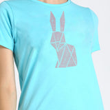 Women's Sequin Motifs Embellished cotton T-shirt